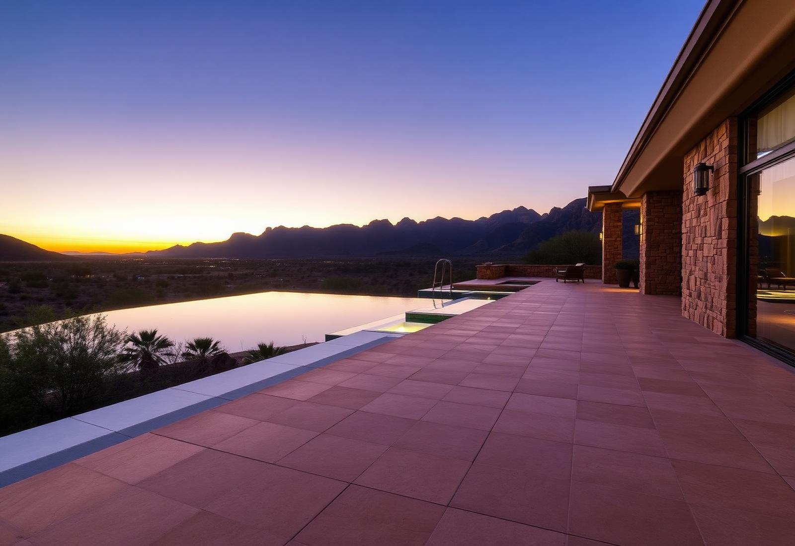 Limestone in a completed project